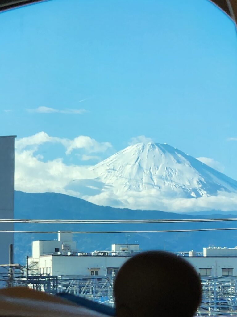 Mt Fuji from the Shinkansen 