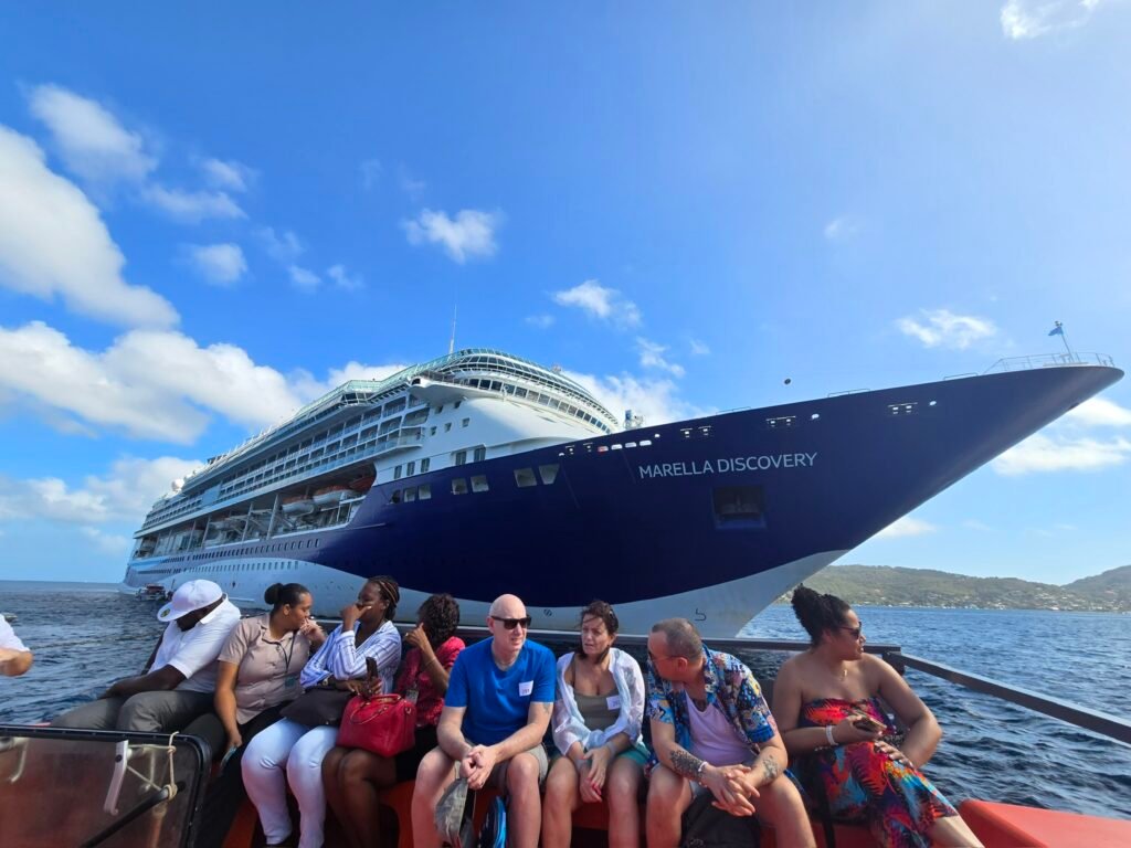 Marella Discovery from a tender