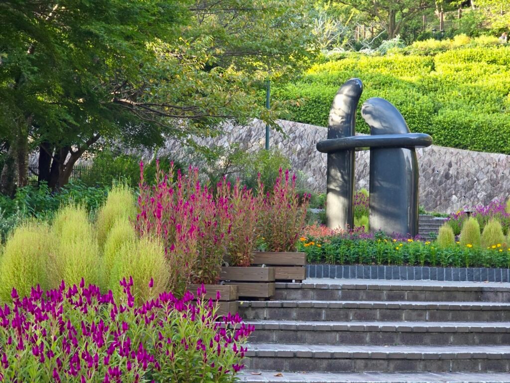 Floral display in Kobe