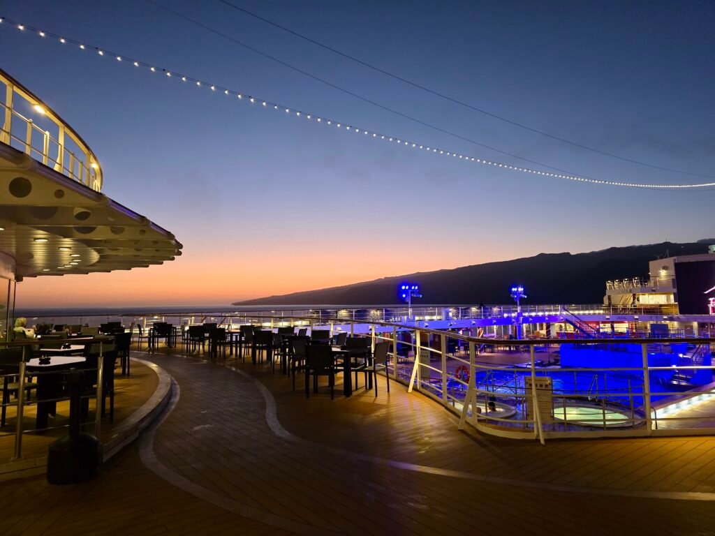 Sunset on the Marella Explorer